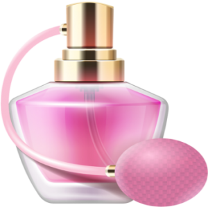 a bottle of perfume